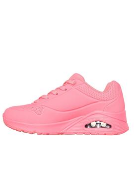 Deportiva Skechers UNO coral mujer