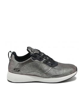 Skechers bobs con pelo plata