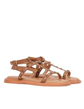 Sandalias Janet and Janet cuero con tachas mujer