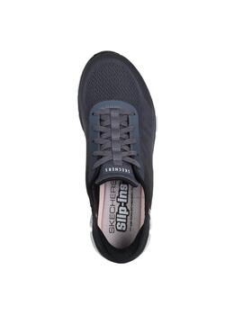 Deportiva Skechers Slipins en negro mujer