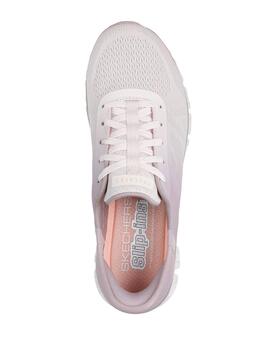 Deportiva Skechers mauve slipins mujer