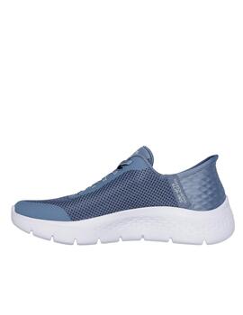 Deportiva Skechers Slipins azul mujer 124836