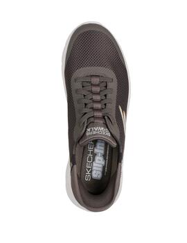 Deportiva Skechers Slipins marron hombre 216324