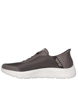 Deportiva Skechers Slipins marron hombre 216324