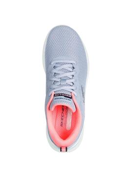 Deportiva Skechers Gris 150044 mujer