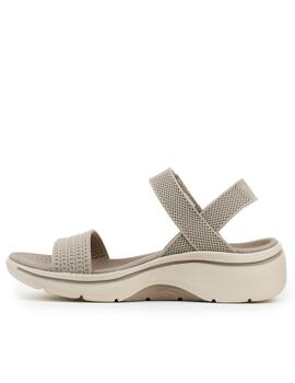 Sandalias Arch Fit Skechers taupe mujer 