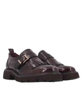 Carmela Mujer Mocasines 162594 Charol Burdeos