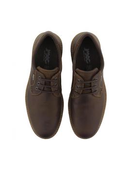 Zapato marrón waterproof cordones