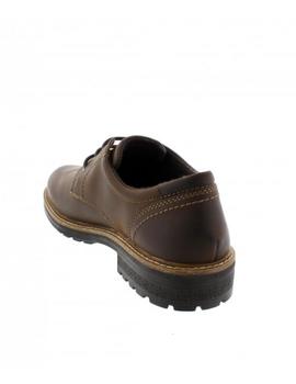 Zapato marrón waterproof cordones