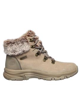 Botines trego de Skechers en beige