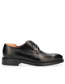 Zapato Berwick derby liso negro