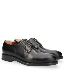 Zapato Berwick derby liso negro