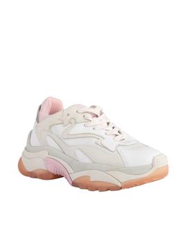 Ash addict deportiva mujer blanco rosa