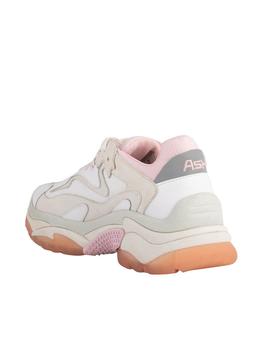 Ash addict deportiva mujer blanco rosa