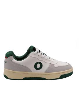 Deportiva Ecoalf tenis combinada blanco y verde