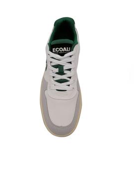 Deportiva Ecoalf tenis combinada blanco y verde