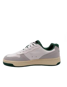 Deportiva Ecoalf tenis combinada blanco y verde