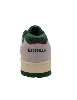 Deportiva Ecoalf tenis combinada blanco y verde