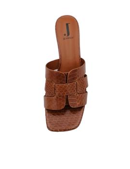 Sandalia Jeannot mule en cuero