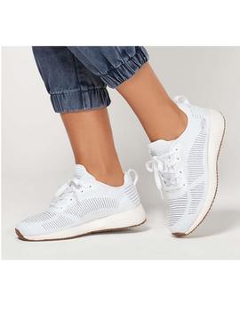 Deportiva Skechers Bobs squad blanco