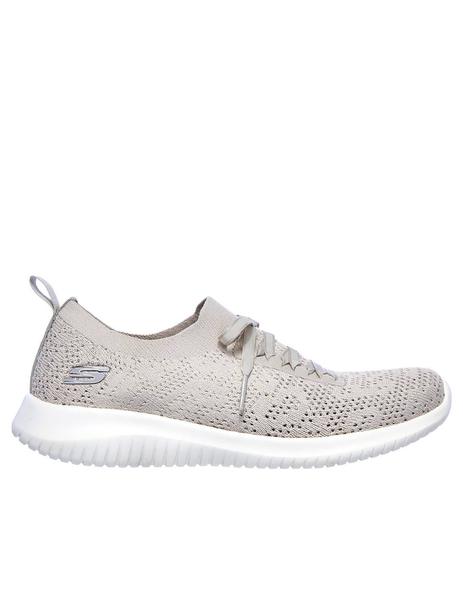 Skechers taupe con lazo