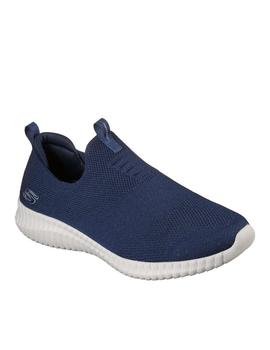 Deportiva Skechers sin cordones azul