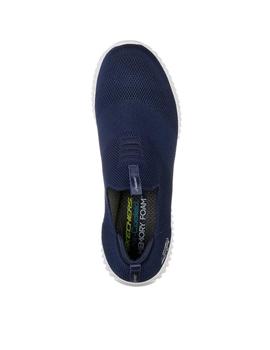 Deportiva Skechers sin cordones azul