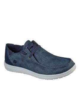 Zapato Skechers melson en azul