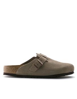 Zueco Birkenstock Boston en color taupe