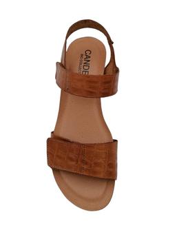 Sandalia Candela Bio Collection cuero con velcros