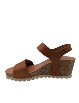 Sandalia Candela Bio Collection cuero con velcros