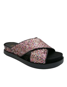 Zueco Ash mujer con glitter multicolor