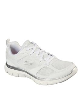 Deportiva mujer Skechers en blanco