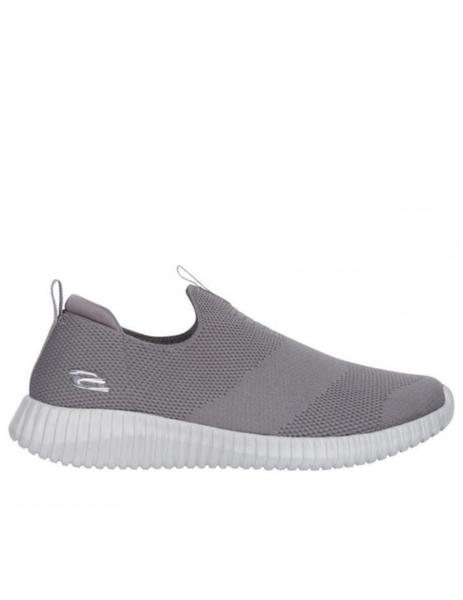  Skechers Zapatillas sin cordones para mujer, Gris claro : Ropa,  Zapatos y Joyería