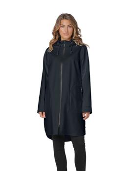 Abrigo oversize Ilse Jacobsen Rain 128 en negro