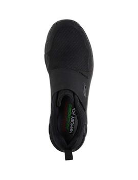 Deportiva Skechers con velcro en color negro