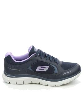 Deportiva Skechers waterproof navy combi