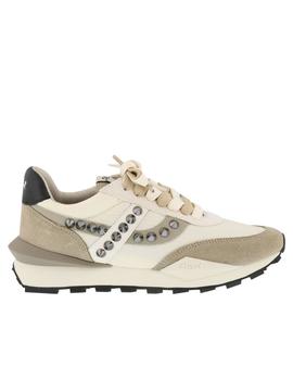 Deportiva Ash spider stud en beige