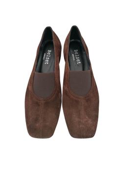 Zapato Belset con elástico en marrón