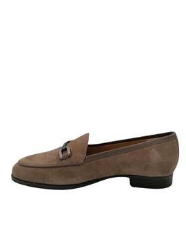 Mocasines Unisa en piel ante taupe