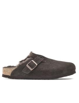 Zueco Birkenstock Boston lana en mocha