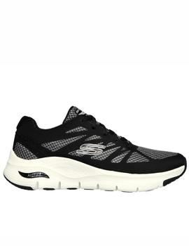 Deportiva Skechers arch fit en negro