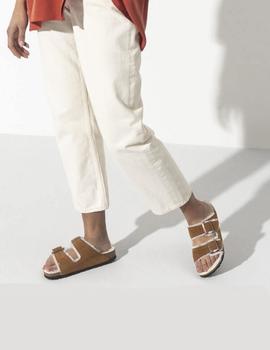 Birkenstock Arizona sheepskin mink