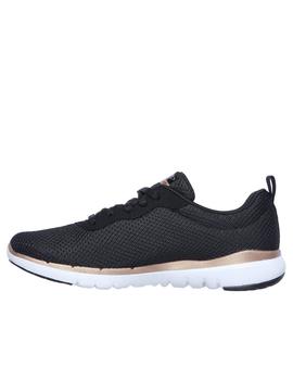 Skechers negro con oro