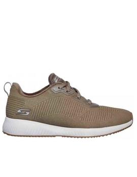 Deportiva Skechers bobs beige con pelo