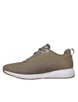 Deportiva Skechers bobs beige con pelo