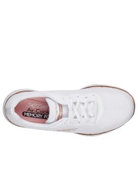 Skechers blanco y dorado