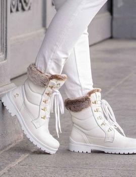 Botines Panama Jack Tuscani en blanco