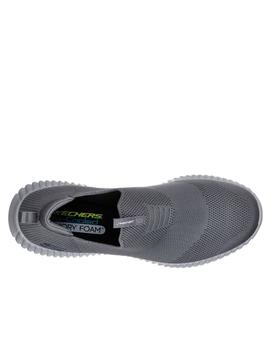 Deportiva sin cordones gris