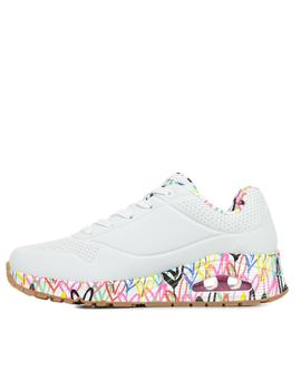 Skechers UNO Loving Love en blanco